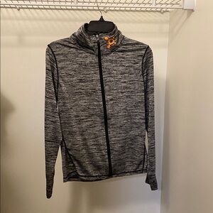 Orangetheory Gray Jacket with Orange Accent